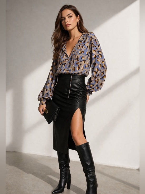 Marni Tops - Marni Rachel Short Flutter Sleeve in Wildflower Bouquet